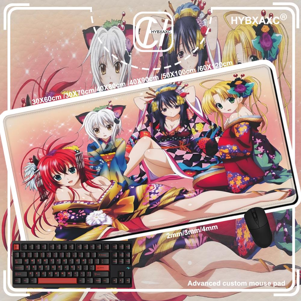High School DXD Mouse Pad Cute HD Desk Pad Extended Gaming Keyboard Mats Large 90x40cm XXL Gamer Mousepad