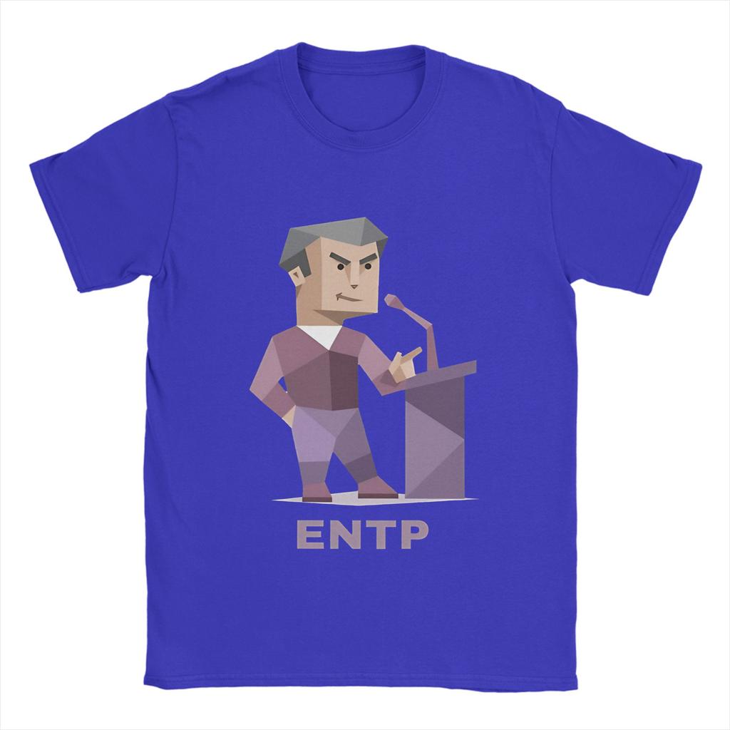 Men's ENTP, MBTI T Shirts  Cotton Tops Funny Short Sleeve Round Collar Tees Gift T-Shirts
