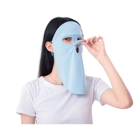 Ochrana obličeje proti slunci Ledové hedvábí Chladivá pokožka Ultralehká Prodyšná látka Ochrana celého obličeje a krku Kryt z ledového hedvábí