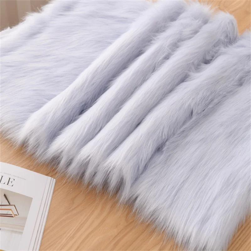 5cm Plush Thickened Fur Fabric By The Meter Coats Bags Clothes Sewing High-grade Imitation Fox Cloth Decorative Winter Plain Diy