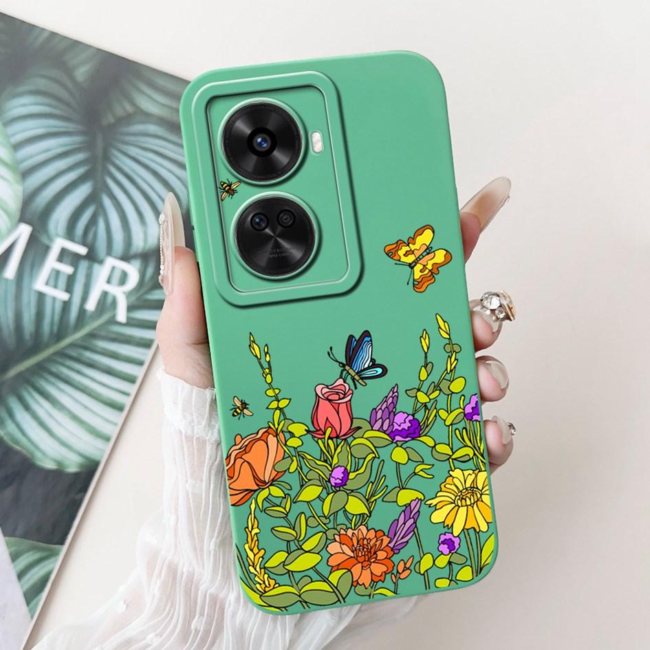 

Nova 12 SE Case For Huawei Nova 12 SE Cover 2024 Fashion Painted Liquid Silicone Anti-Fall Protective Bumper For Nova 12SE Funda Nova 12 SE