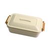 Sabu Staple Antibacterial Tight Lunch 1 377006 Container, Tier, Beige, 600mL,