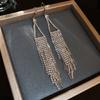 Love Long Fringed Earrings Heavy Industry Temperament Earrings Light Luxury Fashion High Sense Earrings Women