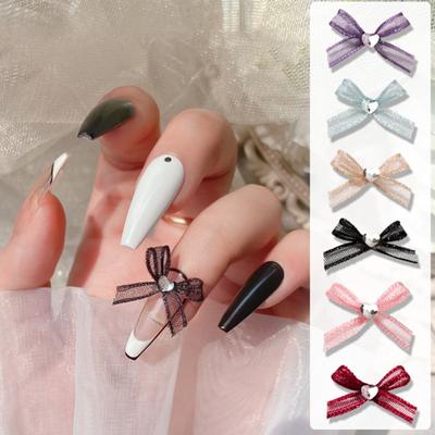 Excellent Nail Decorations Vivid Color Gauze Show Unique Charm