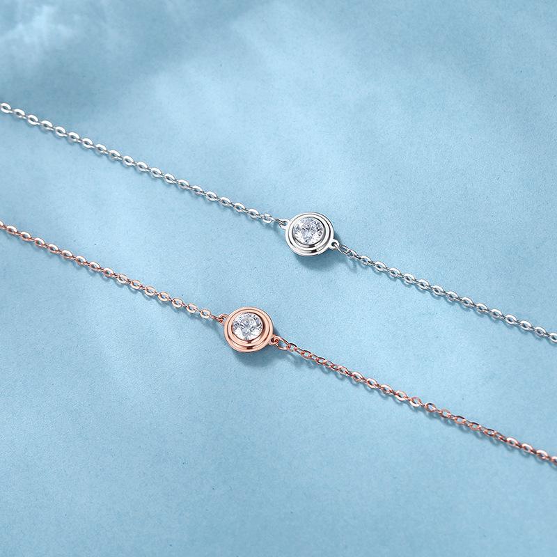 Tancise 925 Sterling Silver Zircon Bratara Bijuterii Geometric Beads Lant Link Bratari Moda Cadou de nunta pentru femei prietene