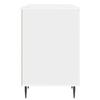 Glossy White Desk 142.5 X 50 X 75 Cm Particleboard