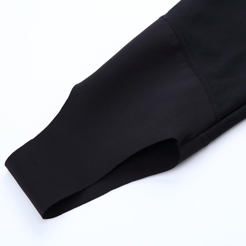 Seamless High-Stretch Stirrup Cycling Pants with Sweat-Wicking Fleece Lining