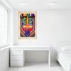 Whimsical Rainbow Tree Heart Roots Metal Tin Sign, Colorful Nature Symbol Art Decor for Home Wall, Bar, Cafe - 8x12 Inch Vintage
