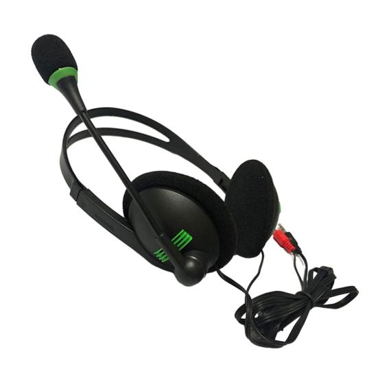 Dual Socket Wired HD-compatible Microphone Superior Headset with Sound Quality Wired Headphones