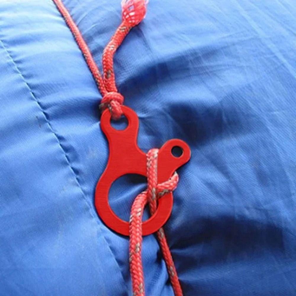5pcs Adjustable Camping Tent Cord Buckle Snail Shape Tent Cord Buckle Securing Accessories