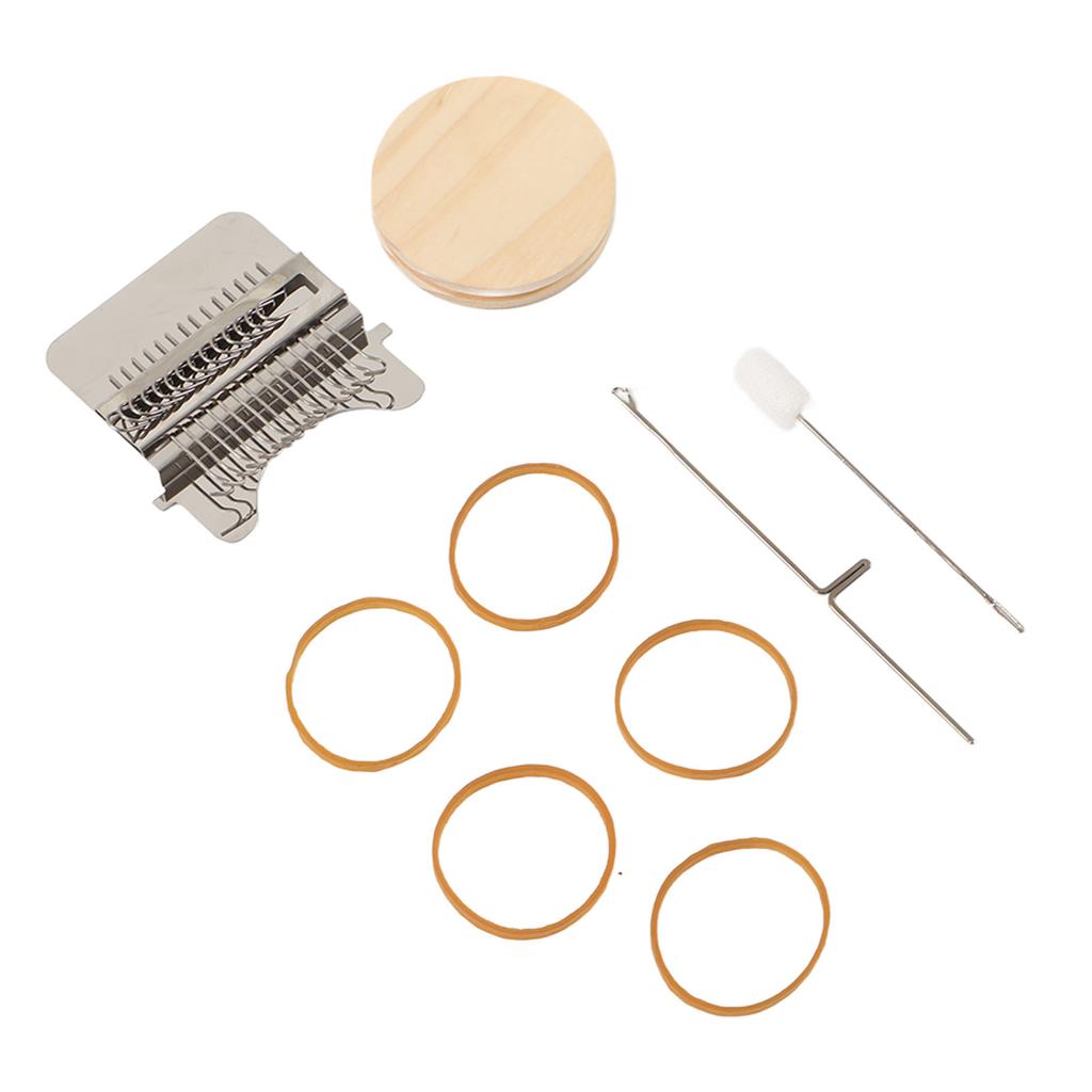 Small Weaving Loom Stainless Steel Pine Household Stitching Mending Tool for Clothes Socks