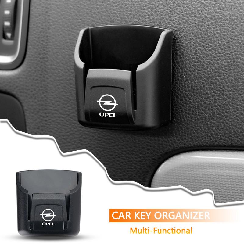AAEB1 Car Key Holder Clip Car Interior Storage Box Dashboard Organizer For Opel Corsa Astra Insignia Adam Combo OPC Vectra Junior DX