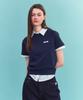 Seteo (W) Basic Half Sweatshirt Navy