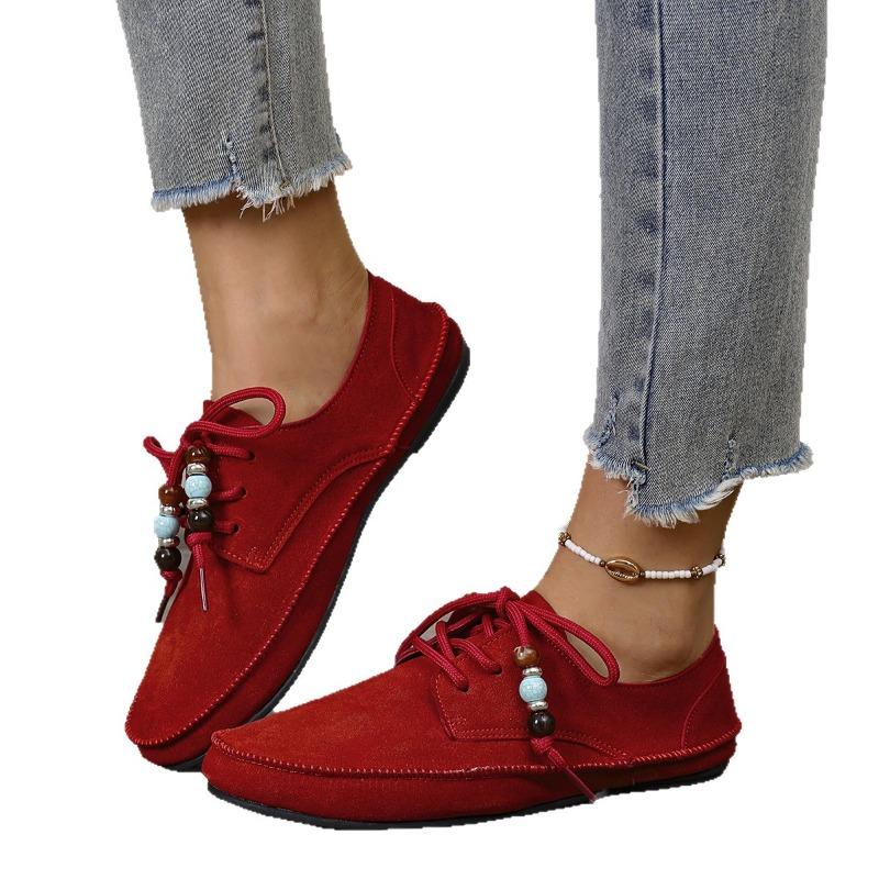 Foreign Trade Large Size New Retro Tassel All-inclusive Birkenstocks Spring and Autumn New Flat-bottomed Doudou Loafers