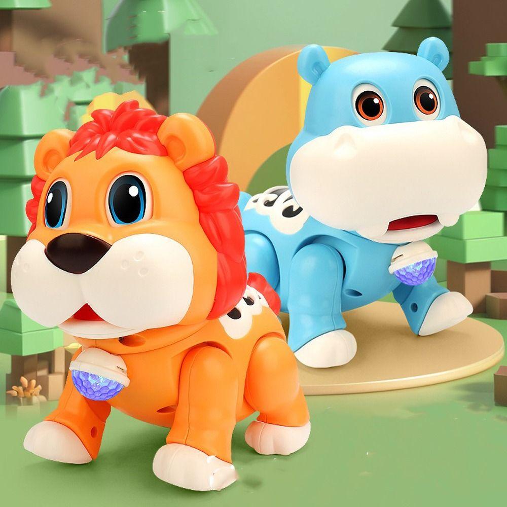 Crawl Learning Flashing Dancing Animal Toy Singing Dancing Flashing Light Sounding Toy  For Child