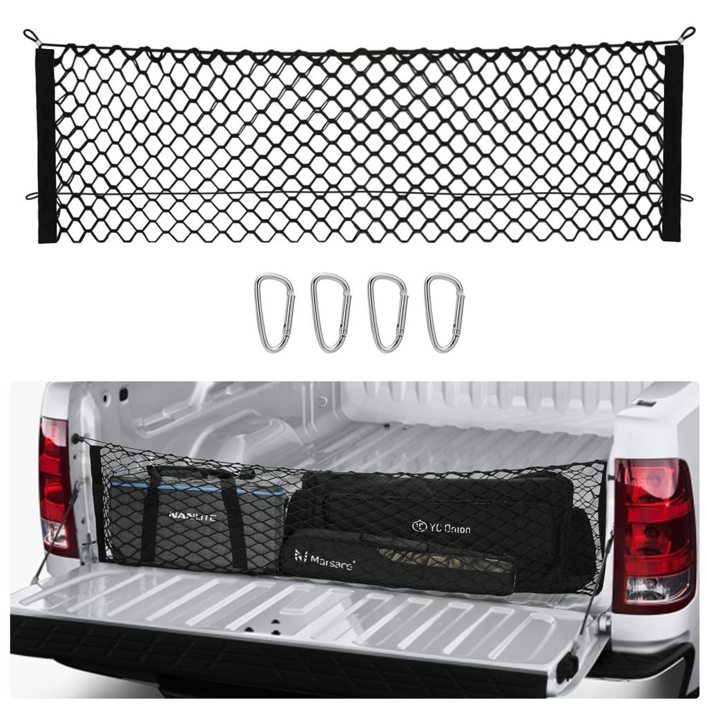 Double-Layer Car Trunk Storage Net for Luggage