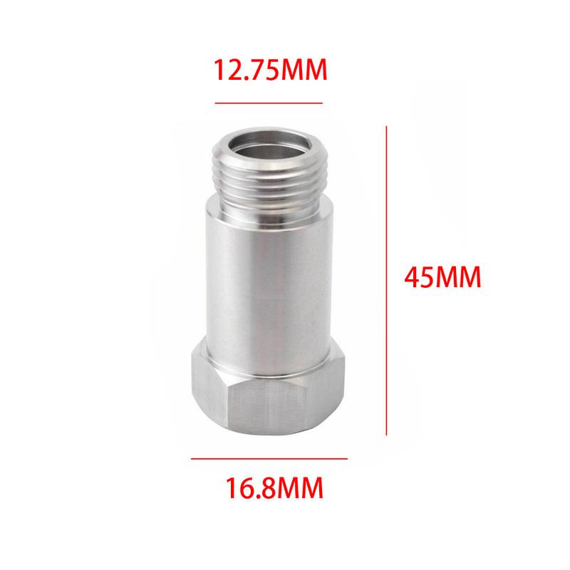 1Set Stainless Steel O2 Sensor Restrictor Fitting with Gas Flow Inserts Adjustable Gas Flow Inserts Defouler O2 Oxygen Sensor
