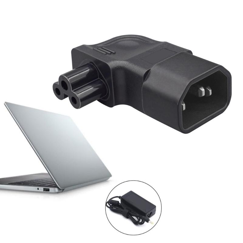 PDU Power Extension Adapter Power Extension Converters IEC320 C14 to C5 Left Angle PDU Power Cord For Electronics