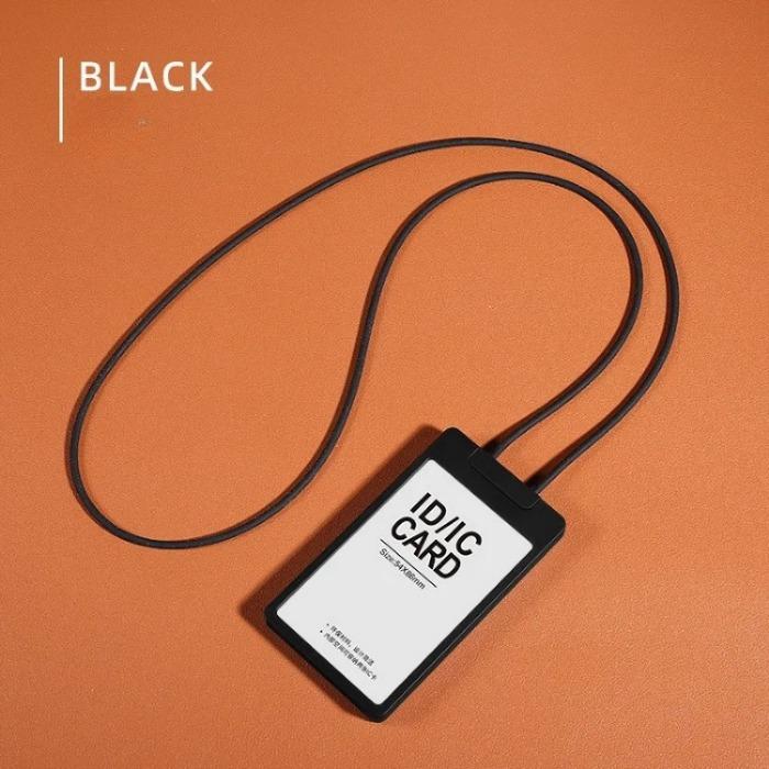 Retractable Badge Reel Silicone Lanyard Card Holder Luxury Name Tag Holders Round Rope Employee ID Case Accessories for Nurses