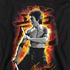 Bruce Lee Unisex Adult Dragon Fire Sweatshirt
