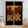 Kitchen Curtains for Camera AC&DC Window Curtain for Room 2 Panel Home Interior Curtains Shades Halloween Decoration Partition
