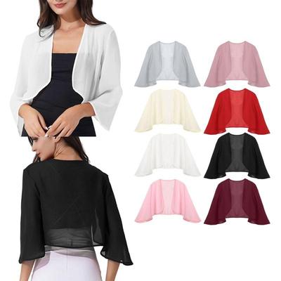 Damen Tücher Hochzeit Brautjacke Bolero Accessoires Frühling Sommer Schal Wraps