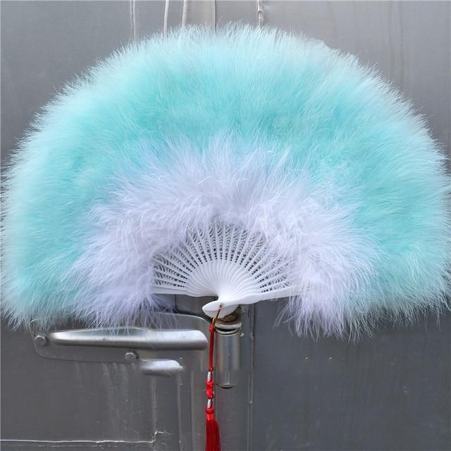 Lolita-Feder-Faltfächer, japanisches süßes Feenmädchen, dunkle Gothic-Hoftanz-Handfächer, Kunsthandwerk, Geschenk, Hochzeit, Party-Dekoration