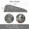 Bloom Hair Drying Cap Windless Hair Dryer Hair Fluffy Hair Towel Hair Drying Towel Gray x 2-Pack Turban, Microfiber, Absorbent, Cap, Cap, (Charcoal