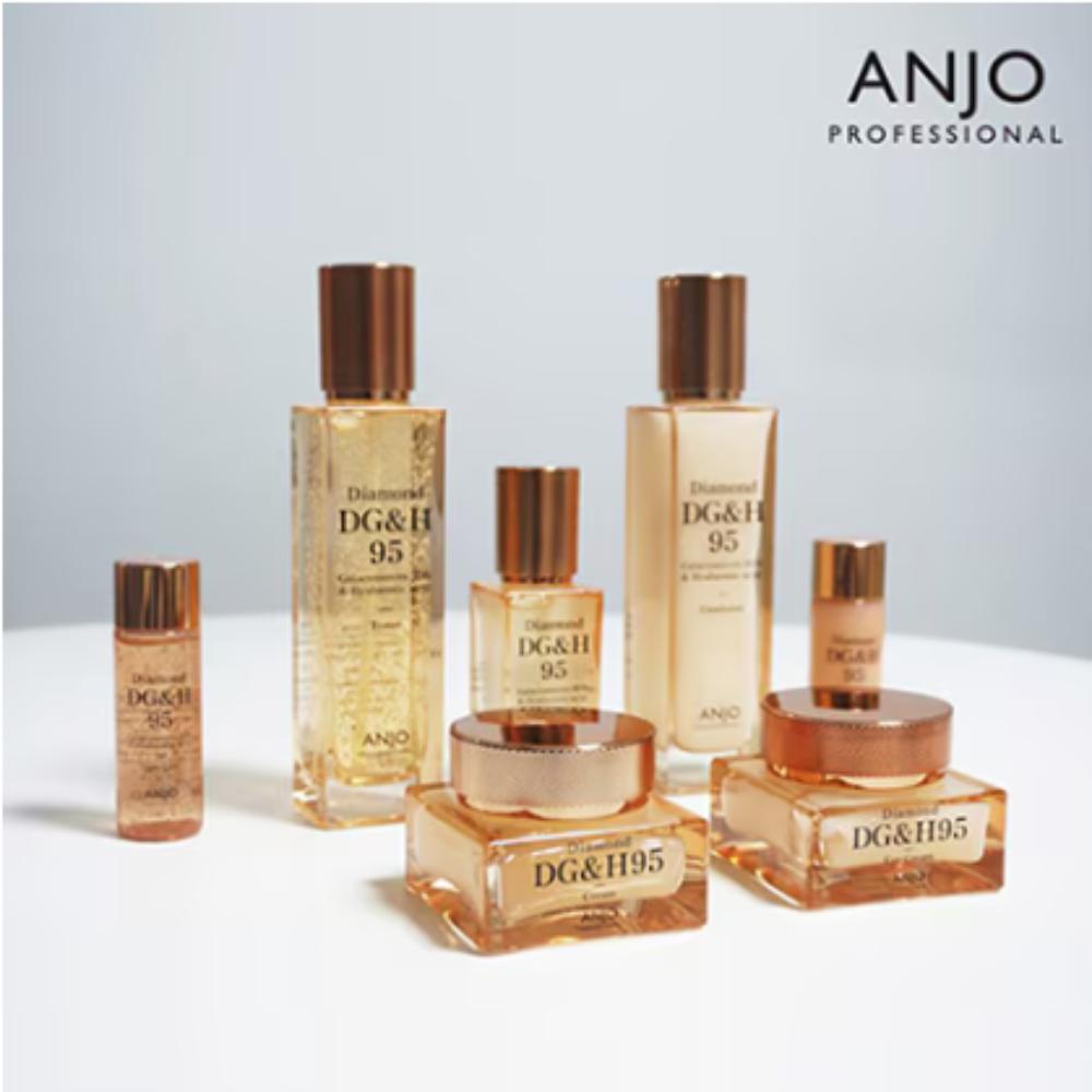 ANJO / Набор Diamond DG & H 95 для ухода за кожей 7 шт. / Комплексное восстанавливающее средство / Сделано в Корее