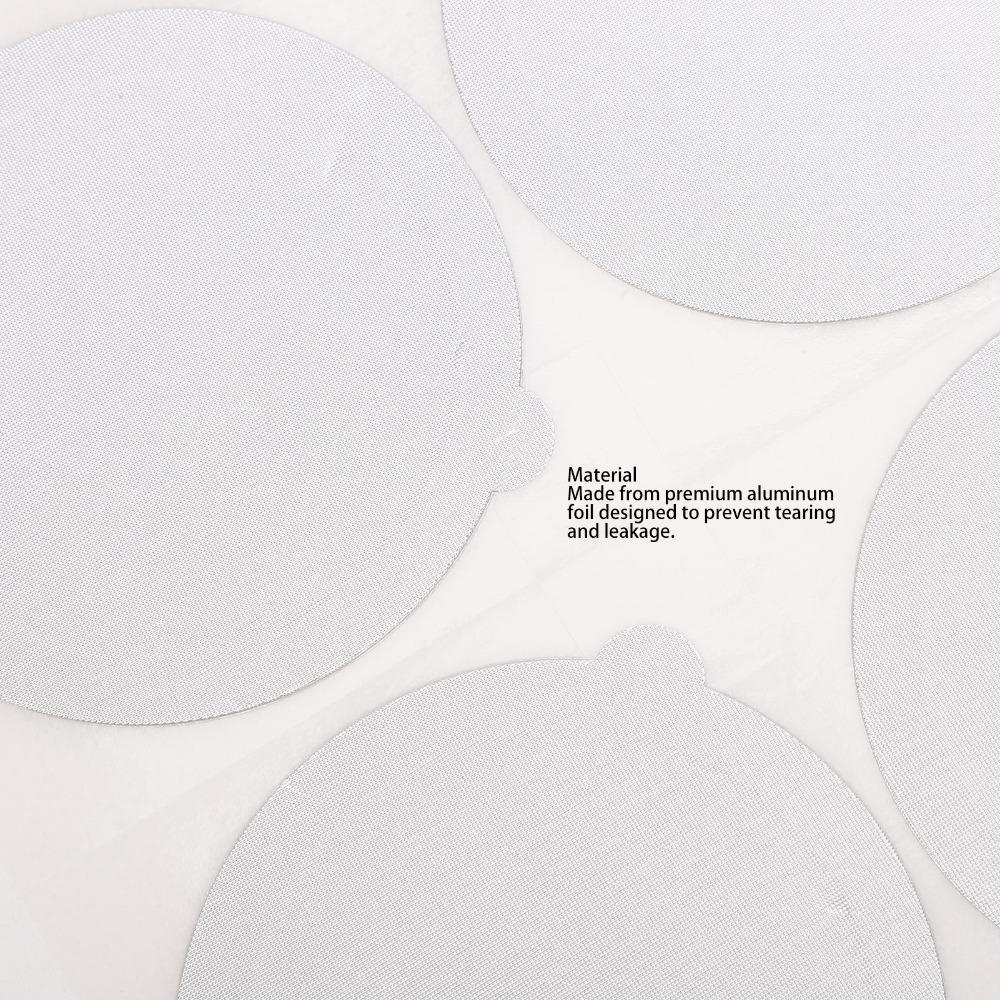 100 Pcs set Compatible Aluminum Foil Lids Self Adhesive Capsule Cover Seals For Coffee Capsules