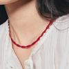 Red Twist Necklace