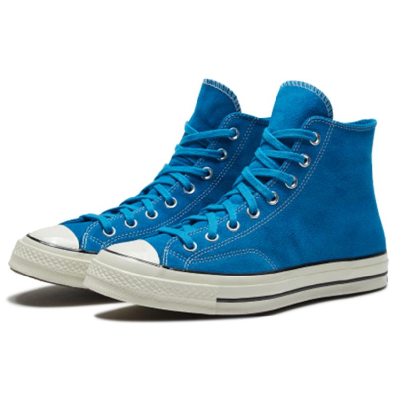 Converse 1970s Seasonal Color Suede Comfortable High-Top Canvas Unisex Blue & White