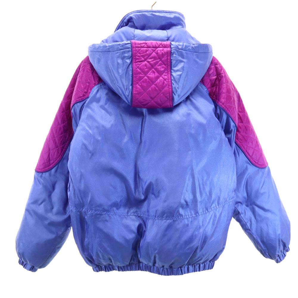 Columbia 90s Old Down jacket 18/20 Blue purple Outdoor Youth Size Kid's Used