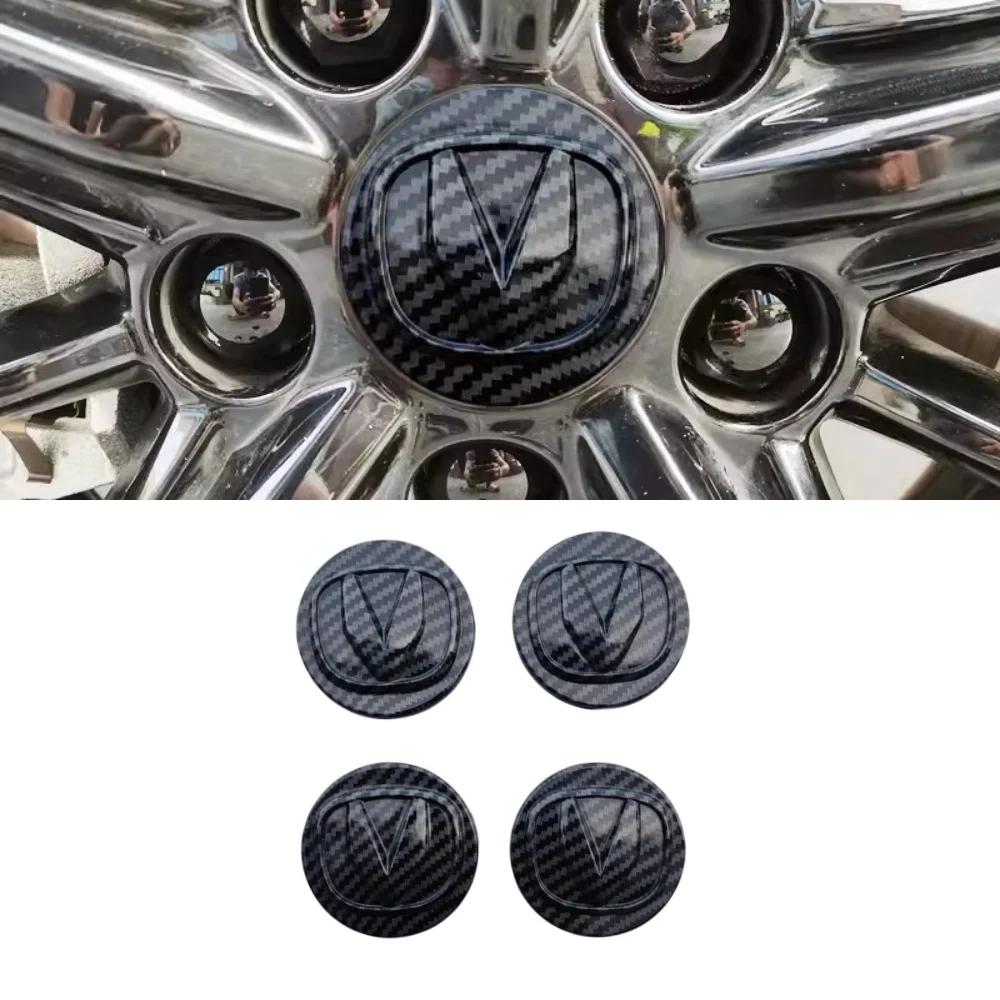 For Changan UNIV UNI-V 2023-2024 Car Steering Wheel Logo Front Rear Logo Car Wheel Logo Sticker Decor Cover Trim Accessories