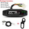 A Universal Digital Motorcycle Meter Speedometer LCD Digital Odometer RPM Fuel Level Meter Turn Signal Light for Motorcycle