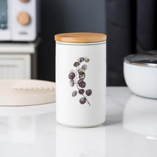 Food Grade Sealed Jar Ceramic Storage Jar Household Kitchen Grains Storage Jar Nut Tea Coffee Storage Box/collection Utensils