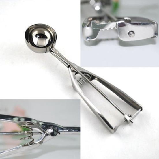 Scoop Attractive Bright Stainless Steel Ice Cream Spoon