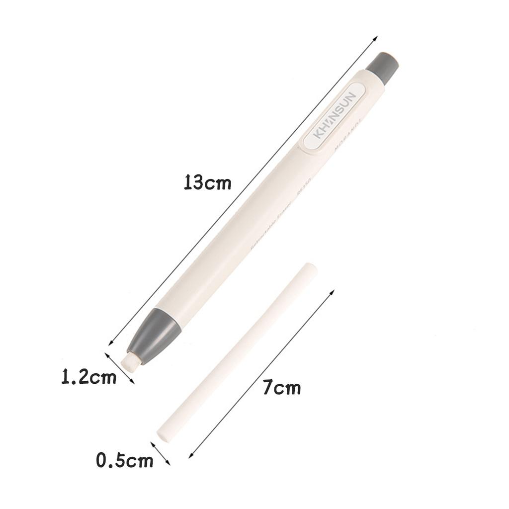 Automatic Press Erasers Set Pushable Art Eraser Kawaii Correction Tools Korean Stationery School Office Supplies