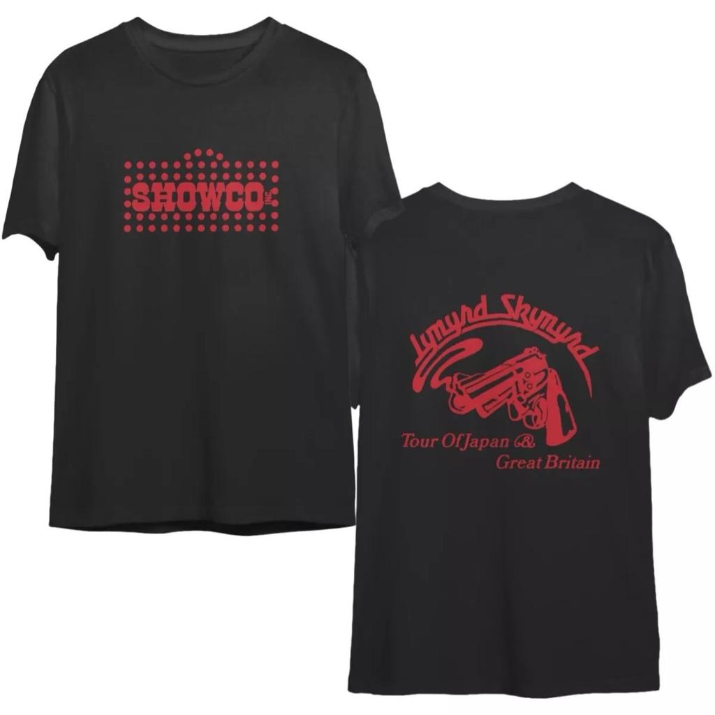 Vintage 1976 Lynyrd Skynyrd Showco Tour del Giappone Gran Bretagna Rock GBR Maglietta