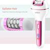 VGR V-732 3 in 1 Epilator Women Electric Shaver for Face Body Rechargeable Lady Trimmer Hair Removal Bikini Underarms Legs Deep Cleaning Epilator