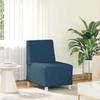 VidaXL Armchair Without Armrests Blue 55 Cm Fabric, Single Sofa, Comfort Sofa, TV Armchair, Sofa, Sofa Seat, 4108476