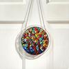 Buntglas-Stil Puzzle Sonnenfänger Acryl Fensterhänger Ornamente DIY Puzzle Kunst Sonnenfänger Set für Erwachsene
