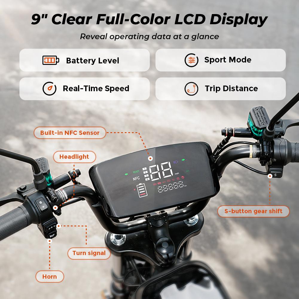 IScooter DX5 Ηλεκτρικό Πατίνι Ενηλίκων με Κάθισμα, Μοτέρ 1500W, Μπαταρία 48V15.6AH 15 ιντσών