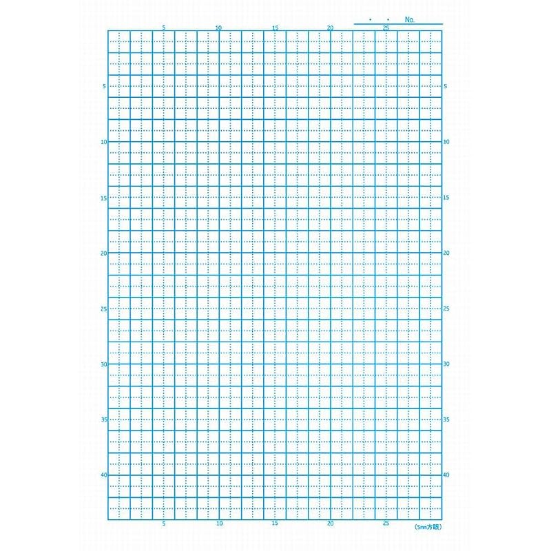 Showa Notebook Japonica Friend 5mm Grid Arithmetic Notebook Blue B5 Size 075020500