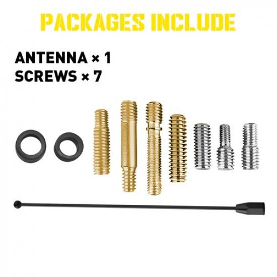 9" Antenna Power Mast Black For Ford Edge 2007-2014 Lincold MKX 2007-2016