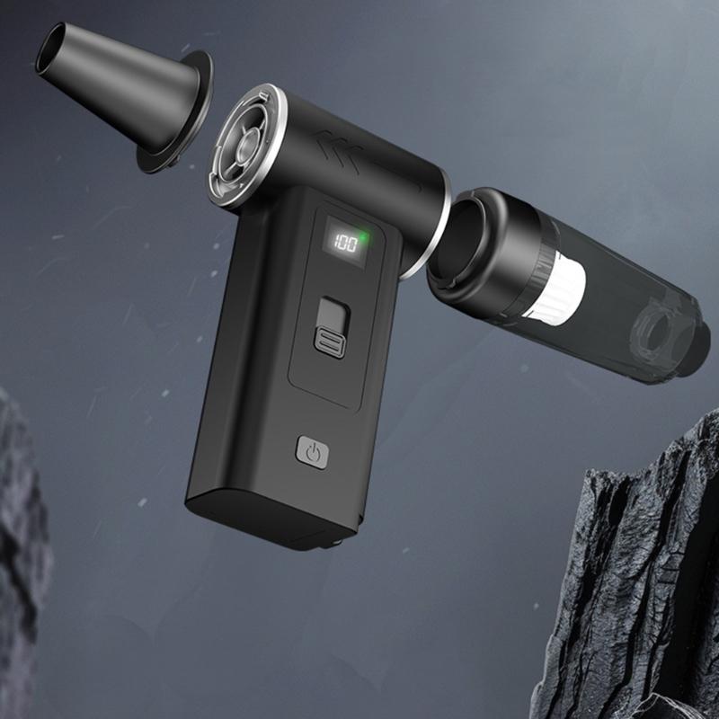 Easy Carry Handheld Car Vacuum & Air Blower Double Function Fan Small ABS Car Vacuum Cleaner for Home Office Use