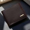 Men's Fashion Litchi Pattern Wallet with Multiple Card Slots - Soft, Large Capacity