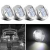 4Pcs 12V LED Marine Boat Interior Light Courtesy Light Cabin Deck Walkway Stern Light for Camper Van Caravan Motorhome Boat RV