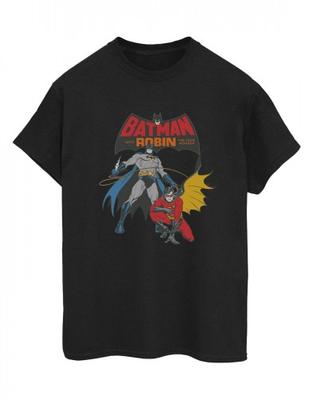 Womens/Ladies Batman And Robin Cotton Boyfriend T-Shirt
