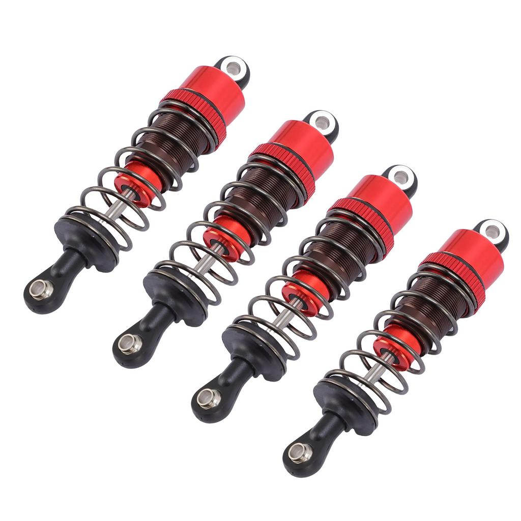 4Pcs RC Shock Absorber Aluminum Alloy Lightweight 1 10 Remote Control Cars RC Shock Damper 70mm Red